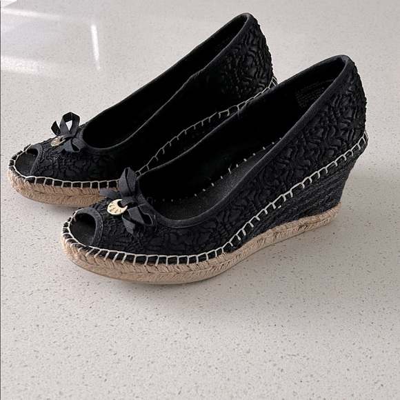 White Mountain Brocade Wedge Espadrilles - Picture 1 of 10